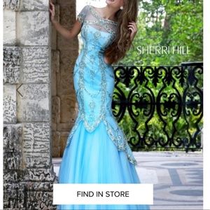 Sherri Hill Mermaid Prom Gown. New with tags.